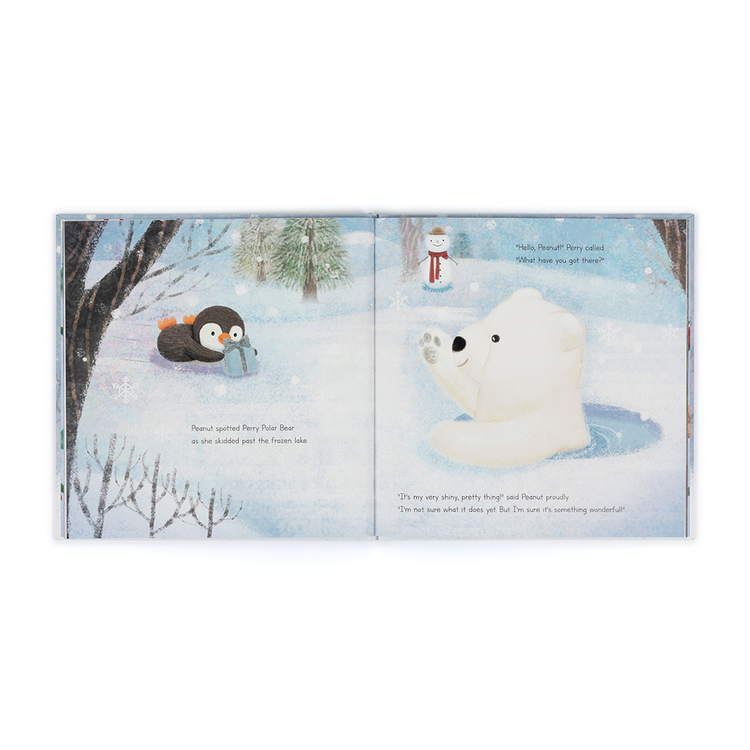 Jellycat Inc Peanut Penguin’s Perfect Present Book