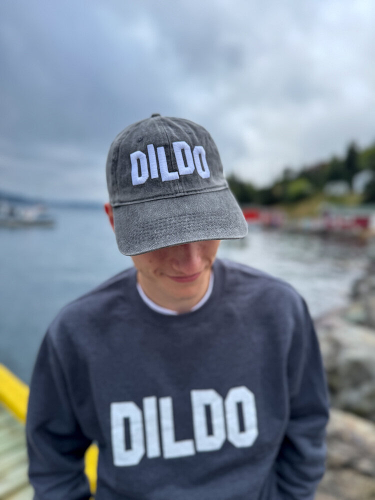 Distressed DILDO Baseball Hat Black