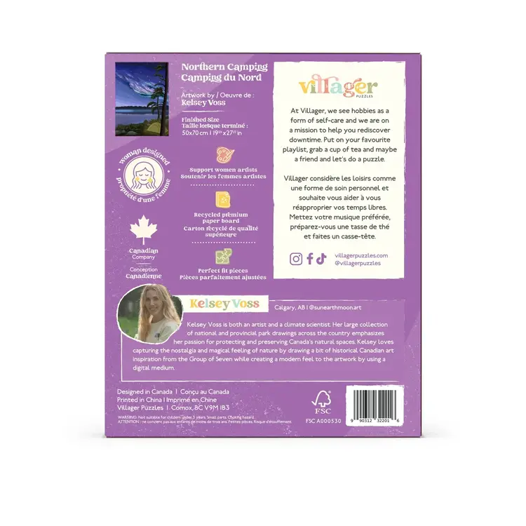 Northern Camping | 1000-Piece Puzzle for Adults