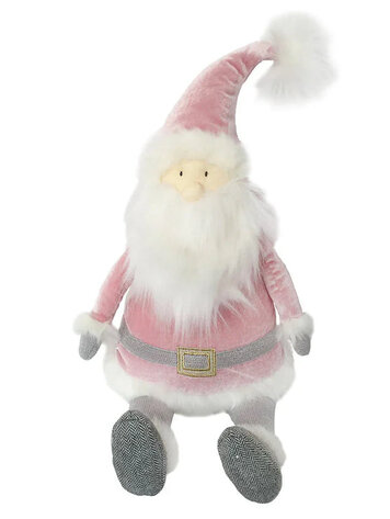 Santa Shelf Sitter - Dusty Rose