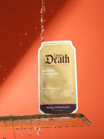 Mango Chainsaw Blemish Control Liquid Death Face Mask
