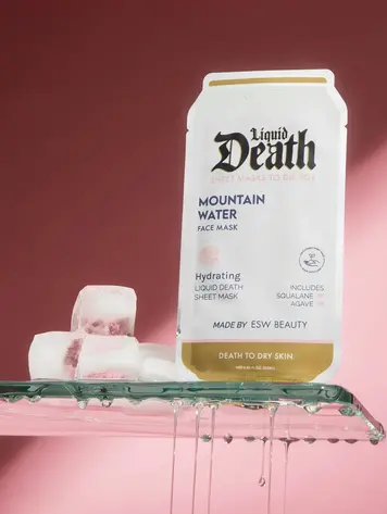 Mountain Water Hydrating Liquid Death Face Mask