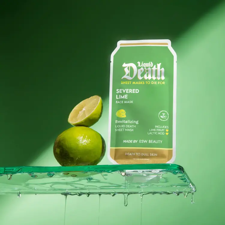 Severed Lime Revitalizing Liquid Death Face Mask