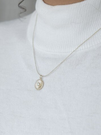 Lina Layering Necklace Opalite