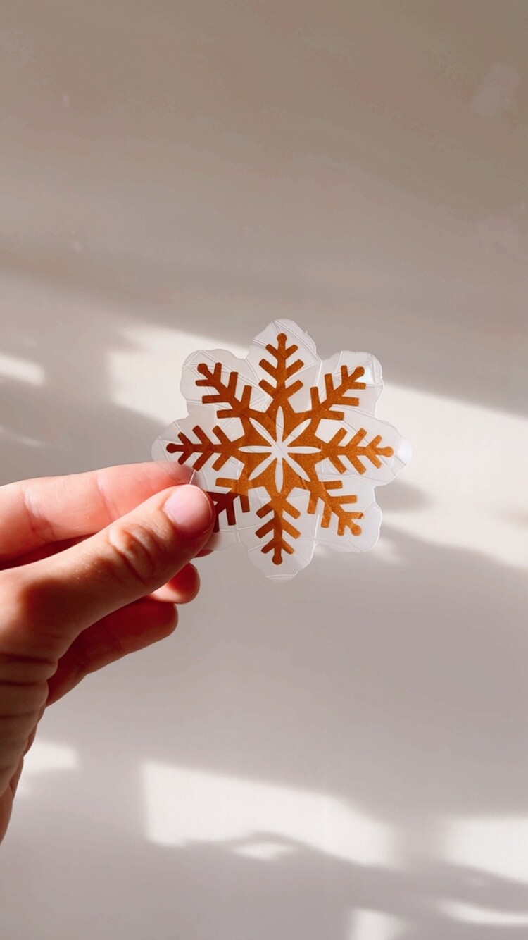 Snowflake Mini Suncatchers