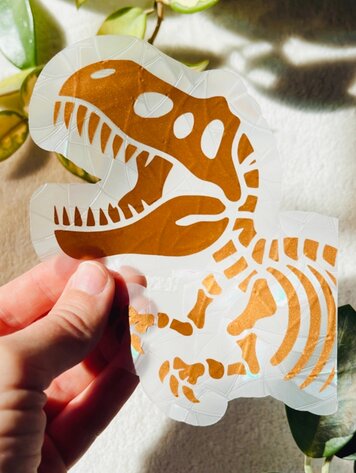 Dinosaur Suncatcher Sticker