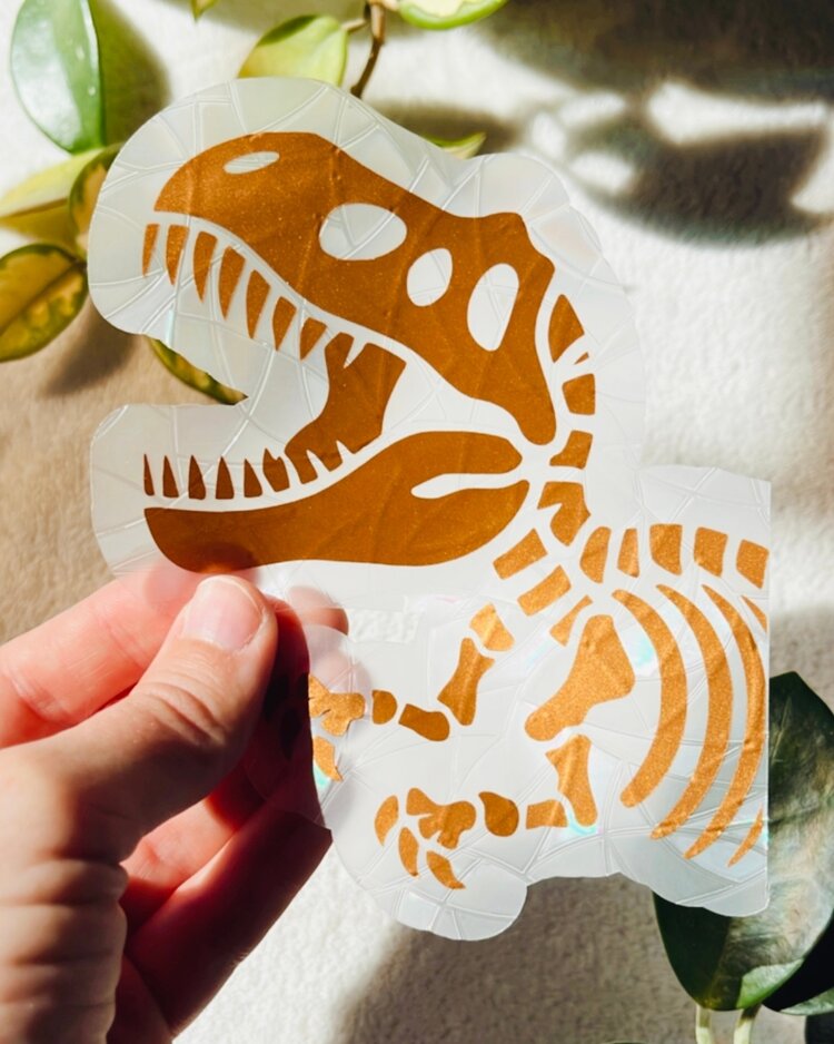 Dinosaur Suncatcher Sticker