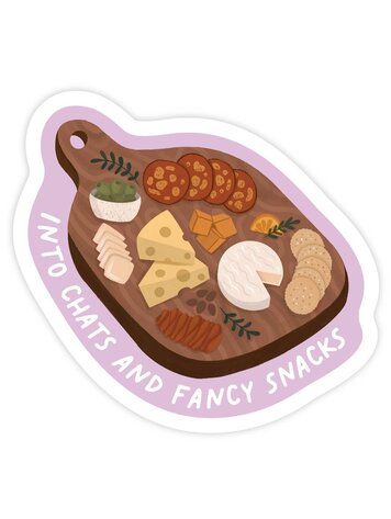 Chats and Snacks Charcuterie Sticker