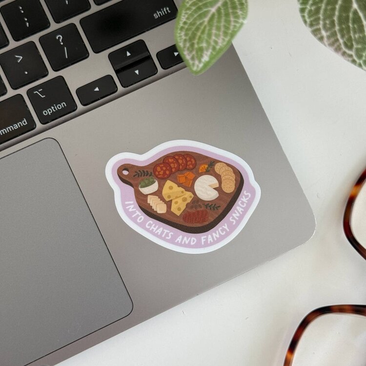 Chats and Snacks Charcuterie Sticker