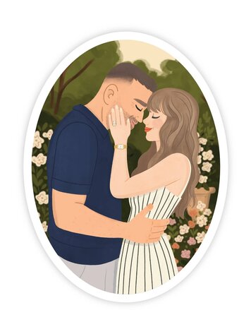 Secret Garden Engagement Pop Culture Sticker