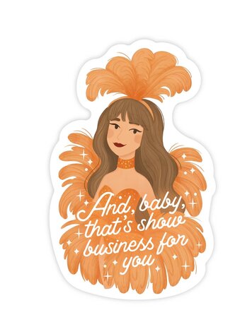 Showgirl Sticker