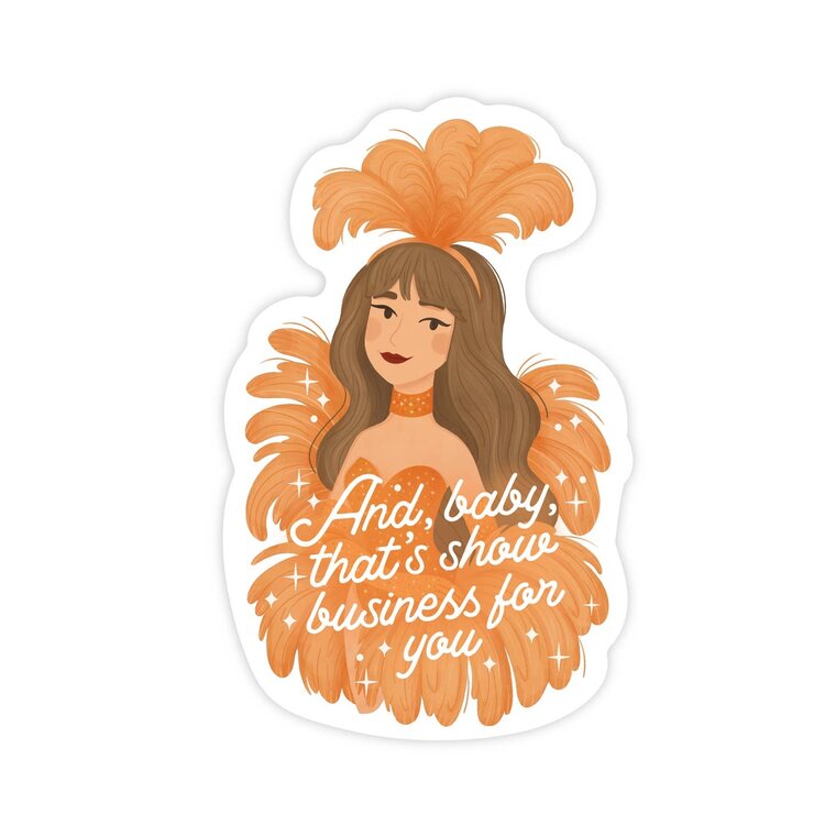 Showgirl Sticker