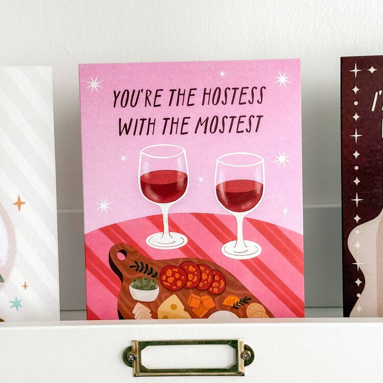 Hostess with the Mostest Christmas Card