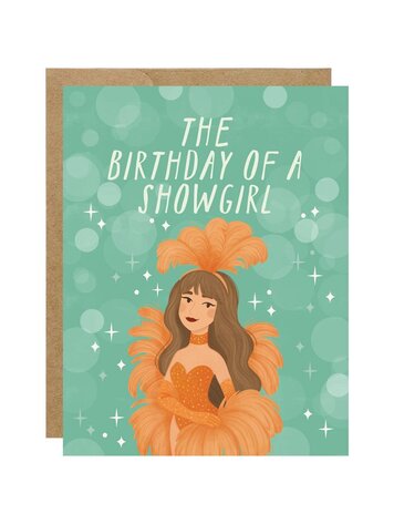 The Birthday of A Showgirl Card
