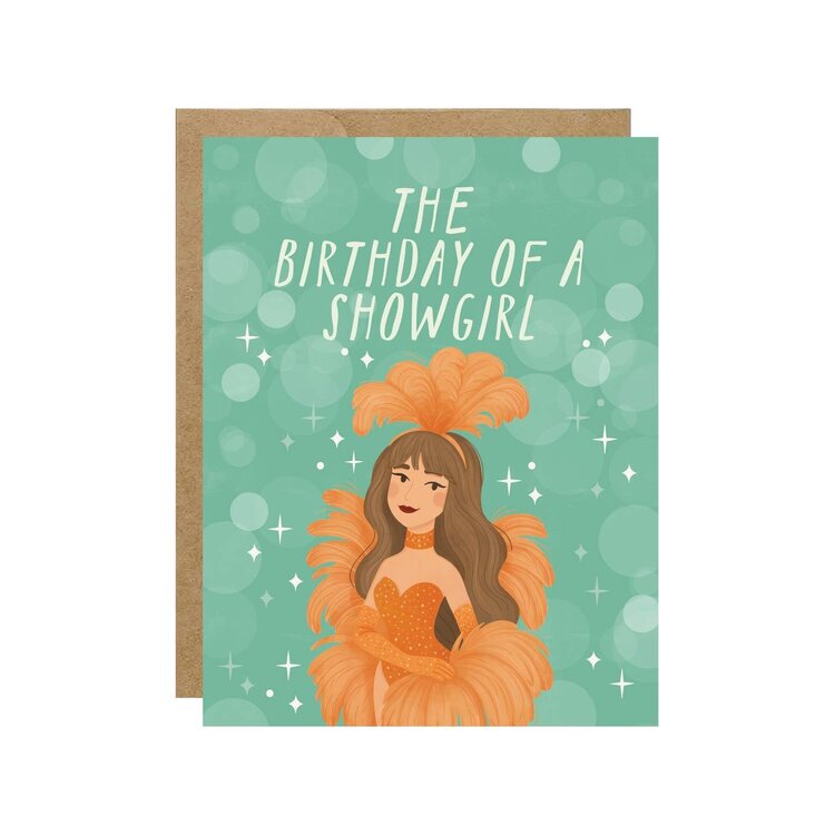 The Birthday of A Showgirl Card
