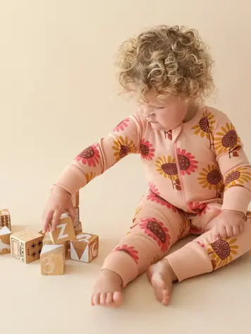 Sunflowers '2-Way' Zip Romper