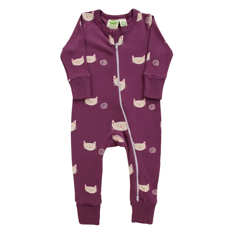 Cats '2-Way' Zip Romper