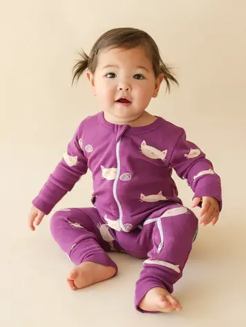 Cats '2-Way' Zip Romper