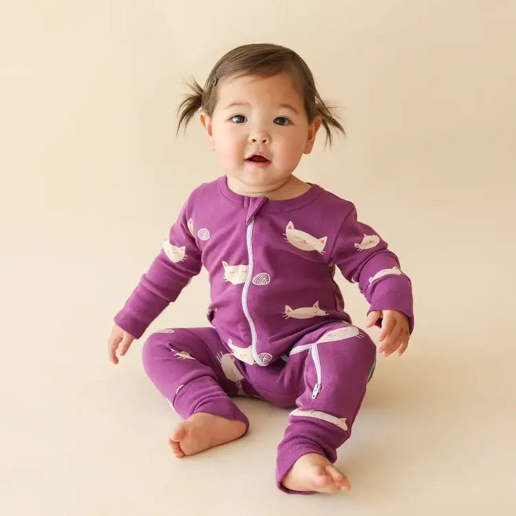 Cats '2-Way' Zip Romper