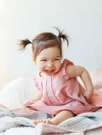 Box Pleat Linen Dress