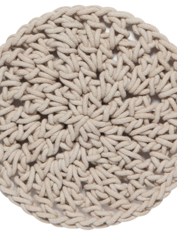 Dove Grey Knotted Trivet