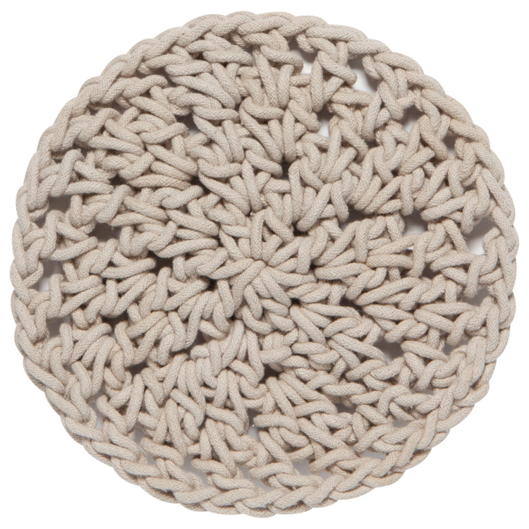 Dove Grey Knotted Trivet