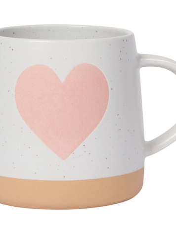 Heart Stoneware Mug