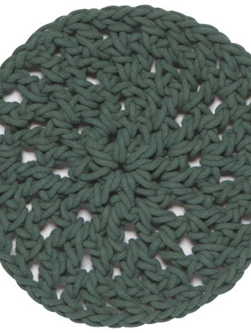Jade Green Knotted Trivet