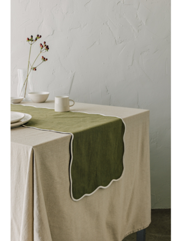 Olive Branch Florence Table Runner W14 x L72in