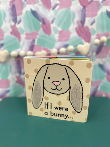 Jellycat Inc If I Were  Bunny Book (Beige)