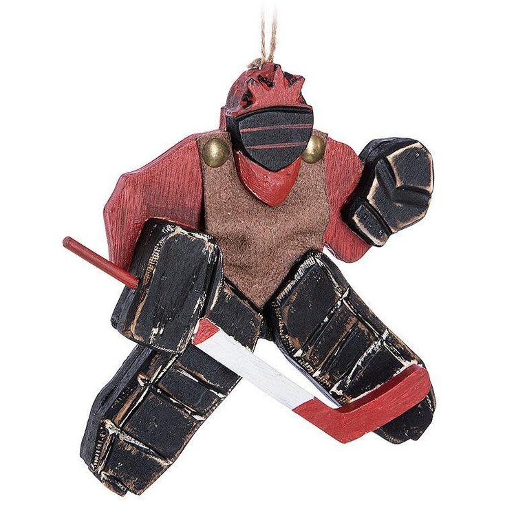 Goalie w/Stick Ornament