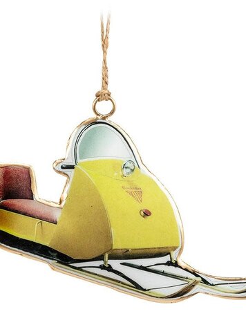 Vintage Ski-Doo Ornament