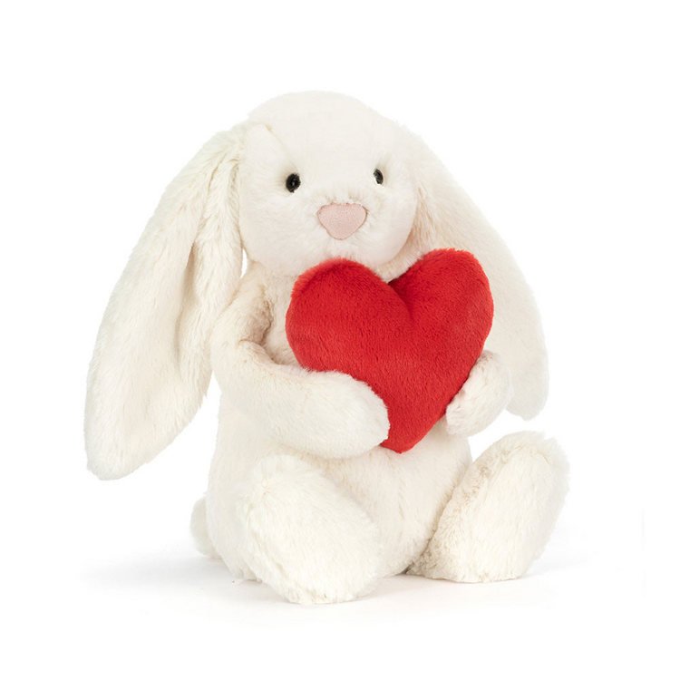 Jellycat Inc Bashful Red Love Heart Bunny