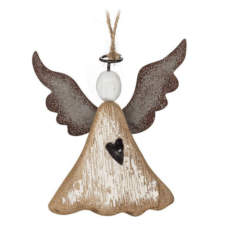 Rustic Angel Ornament