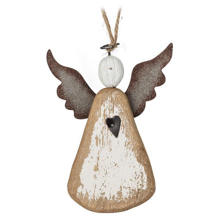 Rustic Angel Ornament