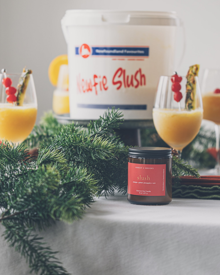 Slush Wooden Wick Candle