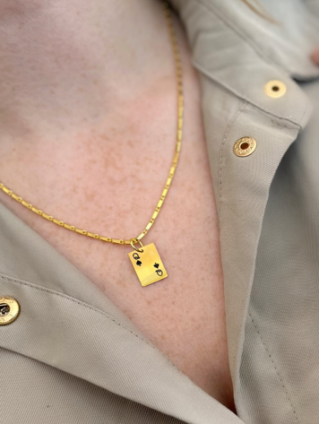 Queen of Spades Charm