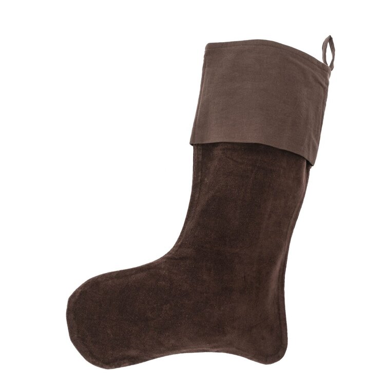 Vera Sangria Velvet Stocking