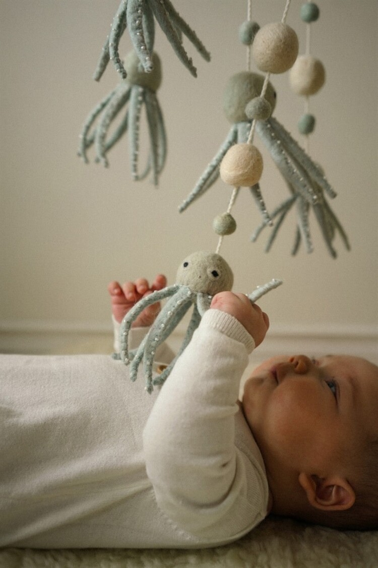 Octopus Felt Mobile