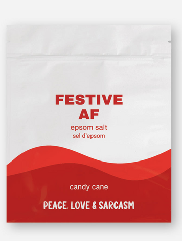 Festive AF Holiday Epsom Salt Bath Soak
