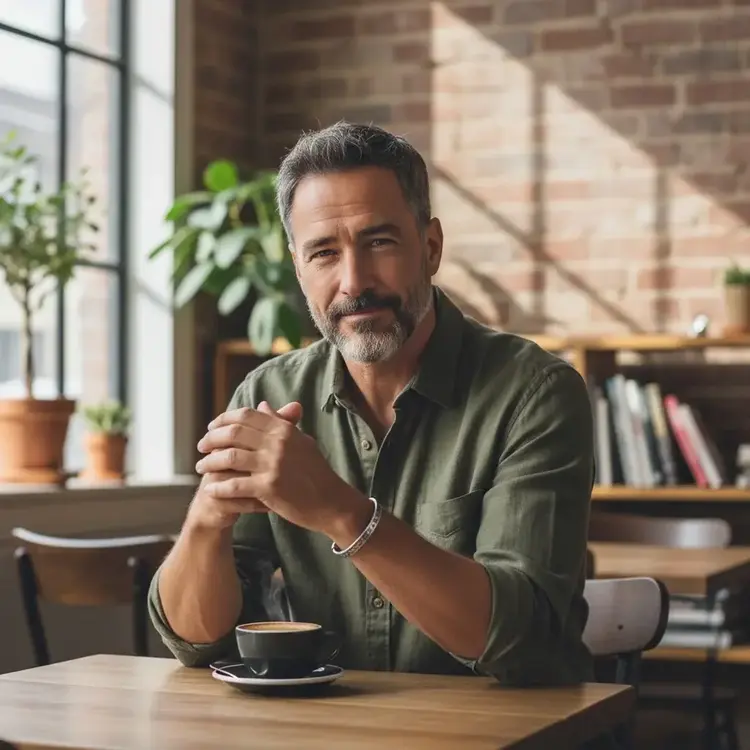 Casey Oxidized Silver Cuff Bracelet