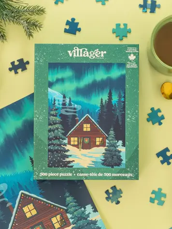 Northern Cabin | 500-Piece Puzzle for Adults