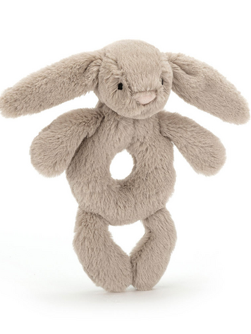 Jellycat Inc Bashful Beige Bunny Ring Rattle