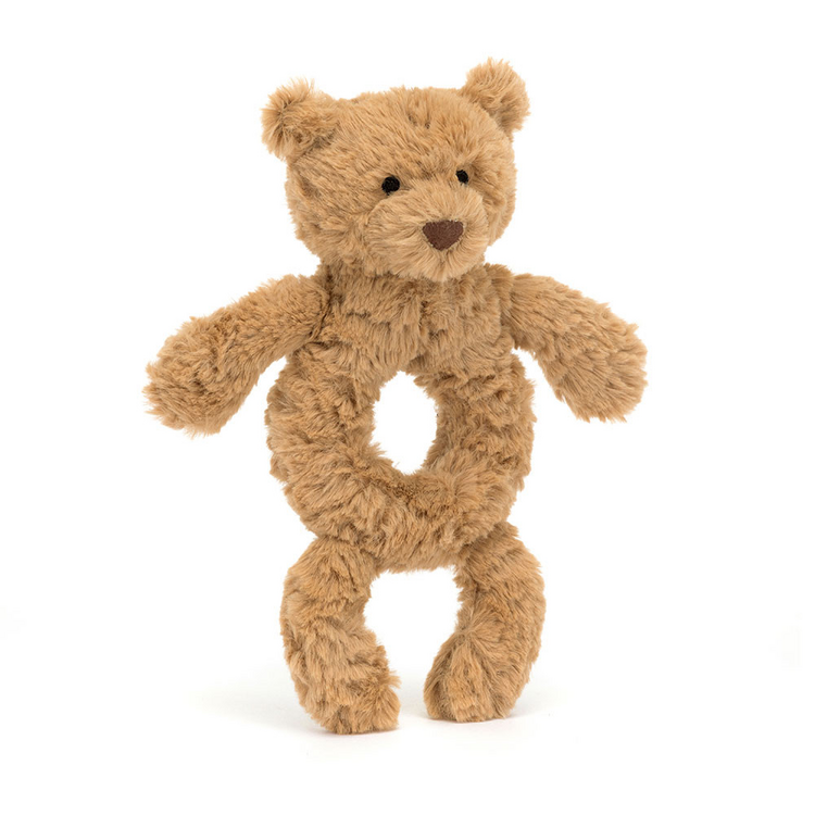 Jellycat Inc Bartholomew Bear Ring Rattle