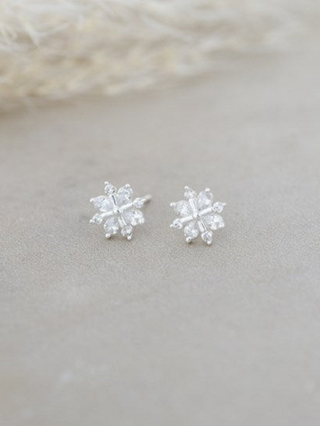 Snow Crystal Studs