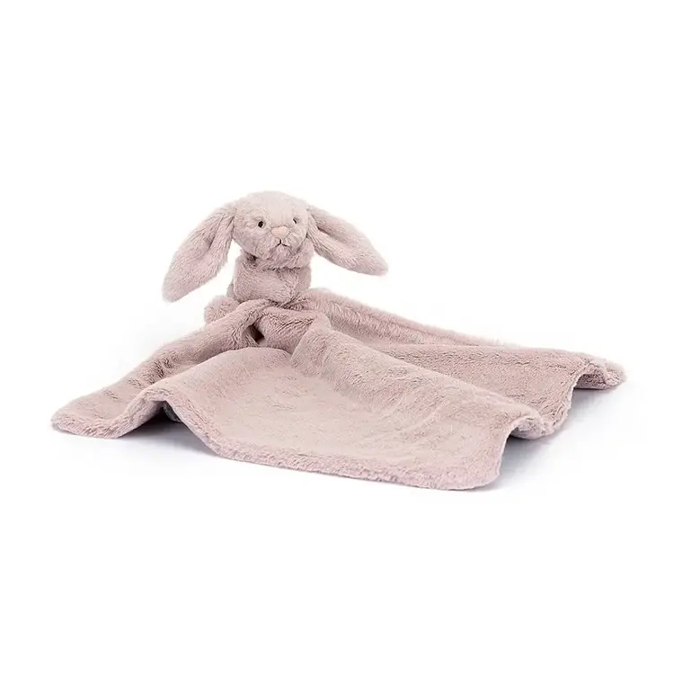 Jellycat Inc Bashful Luxe Bunny Rosa Soother
