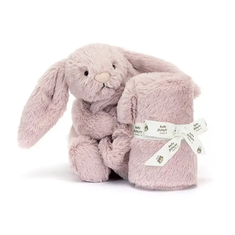 Jellycat Inc Bashful Luxe Bunny Rosa Soother