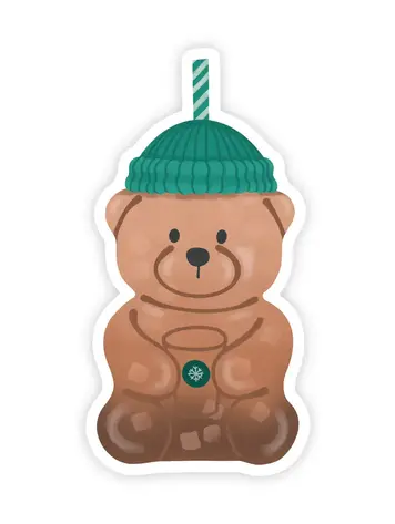 Bearista Festive Cup Sticker