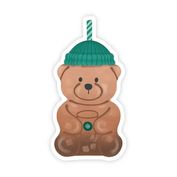Bearista Festive Cup Sticker