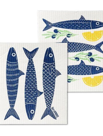 Fish & Lemons Dishcloths
